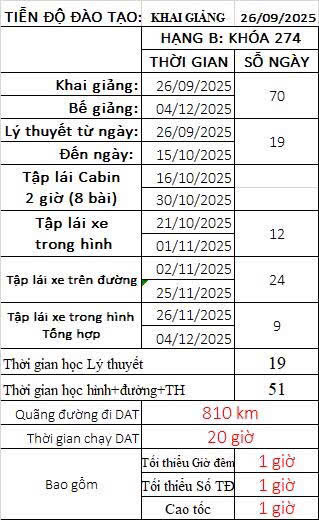 khoá học mới